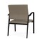 Lesro Newport Wide Guest Chair Metal Frame, Black, MD Farro Upholstery NP1201 - alternate 3